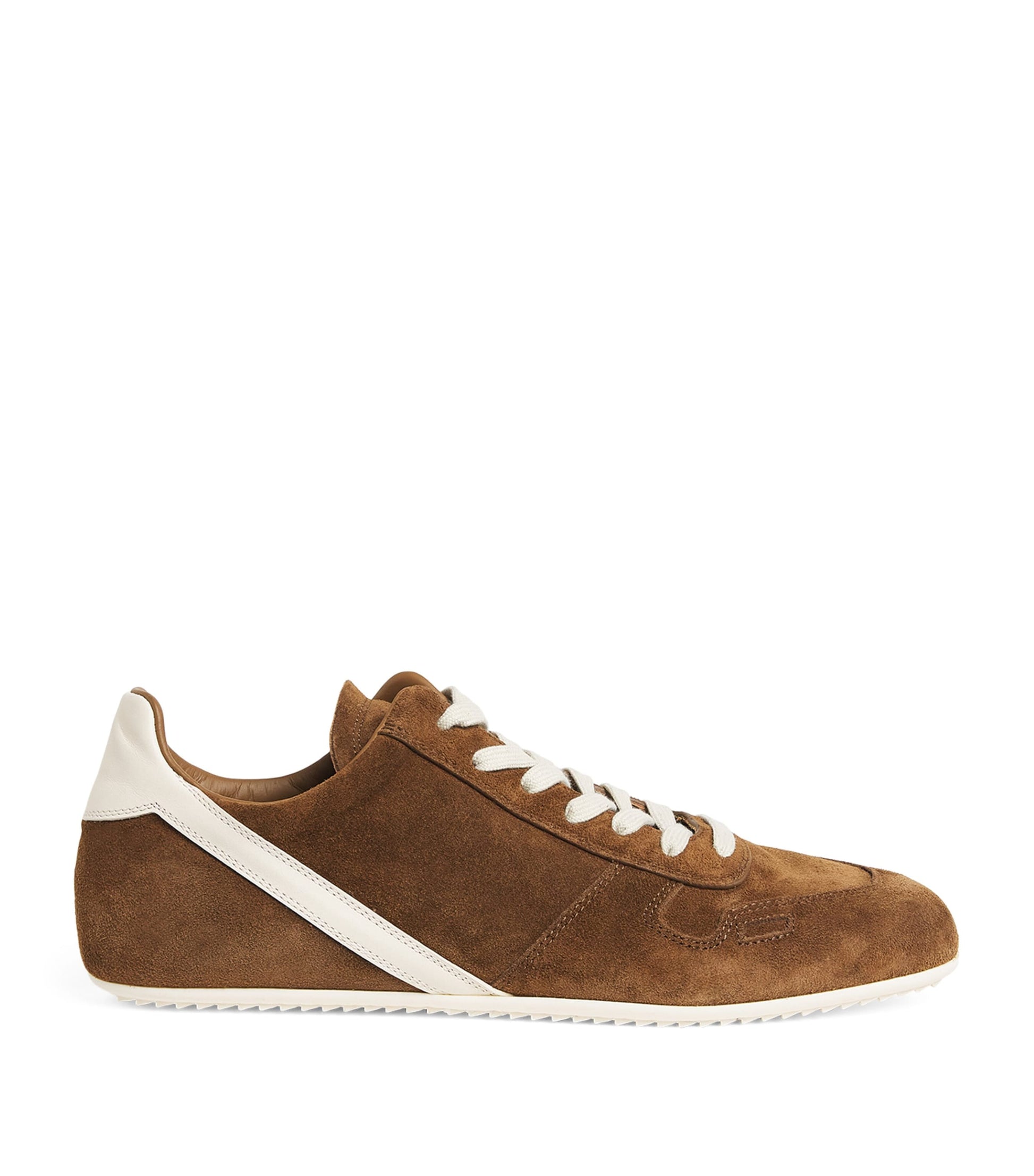 Suede Minimal Low-Top Sneakers