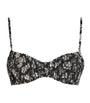 Ulla Johnson Black Ruched Naomi Bikini Top