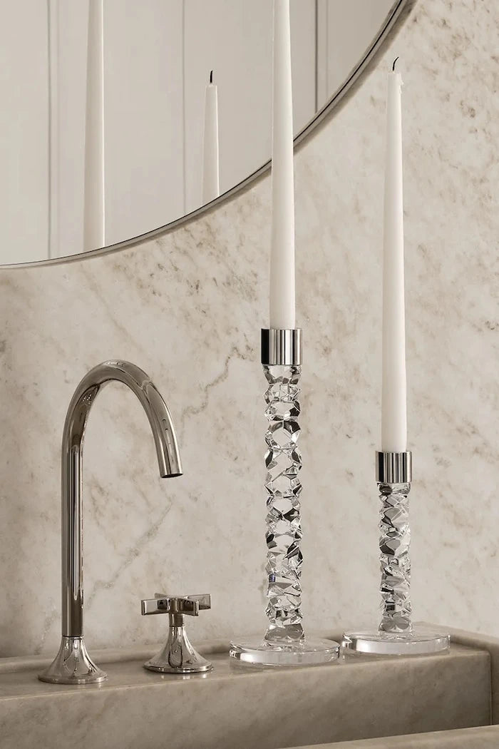 Декоративен свещник Orrefors Carat 29,7 cm