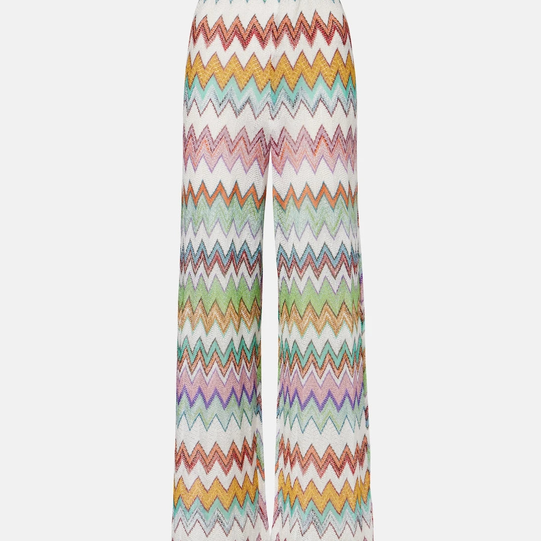 Missoni - Zigzag lamé wide-leg pants