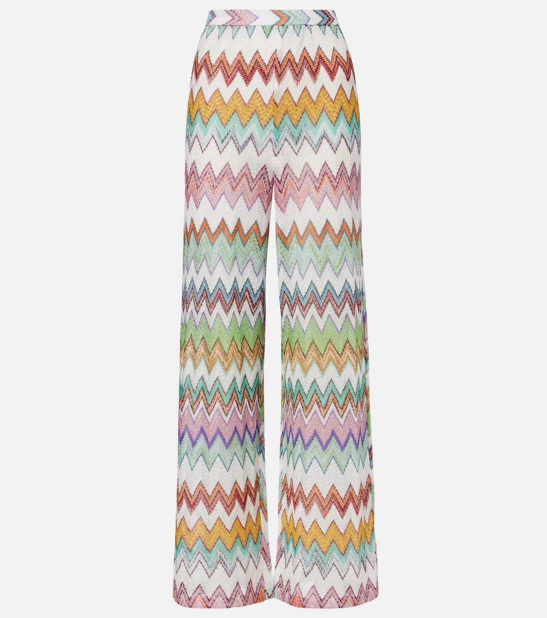 Missoni - Zigzag lamé wide-leg pants
