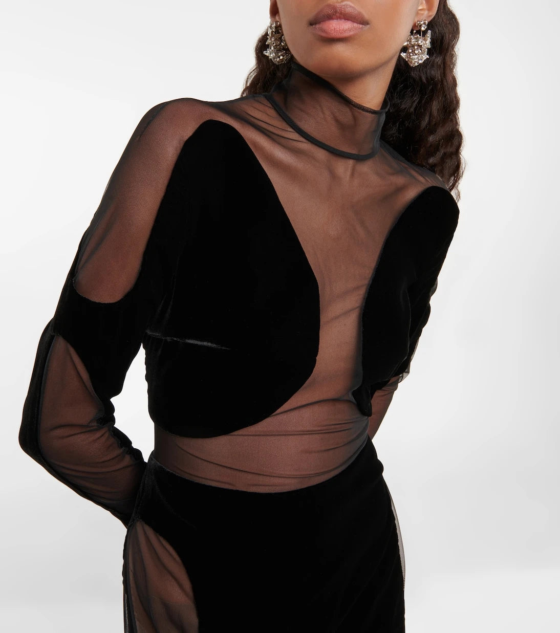 Tom Ford - Velvet panel gown