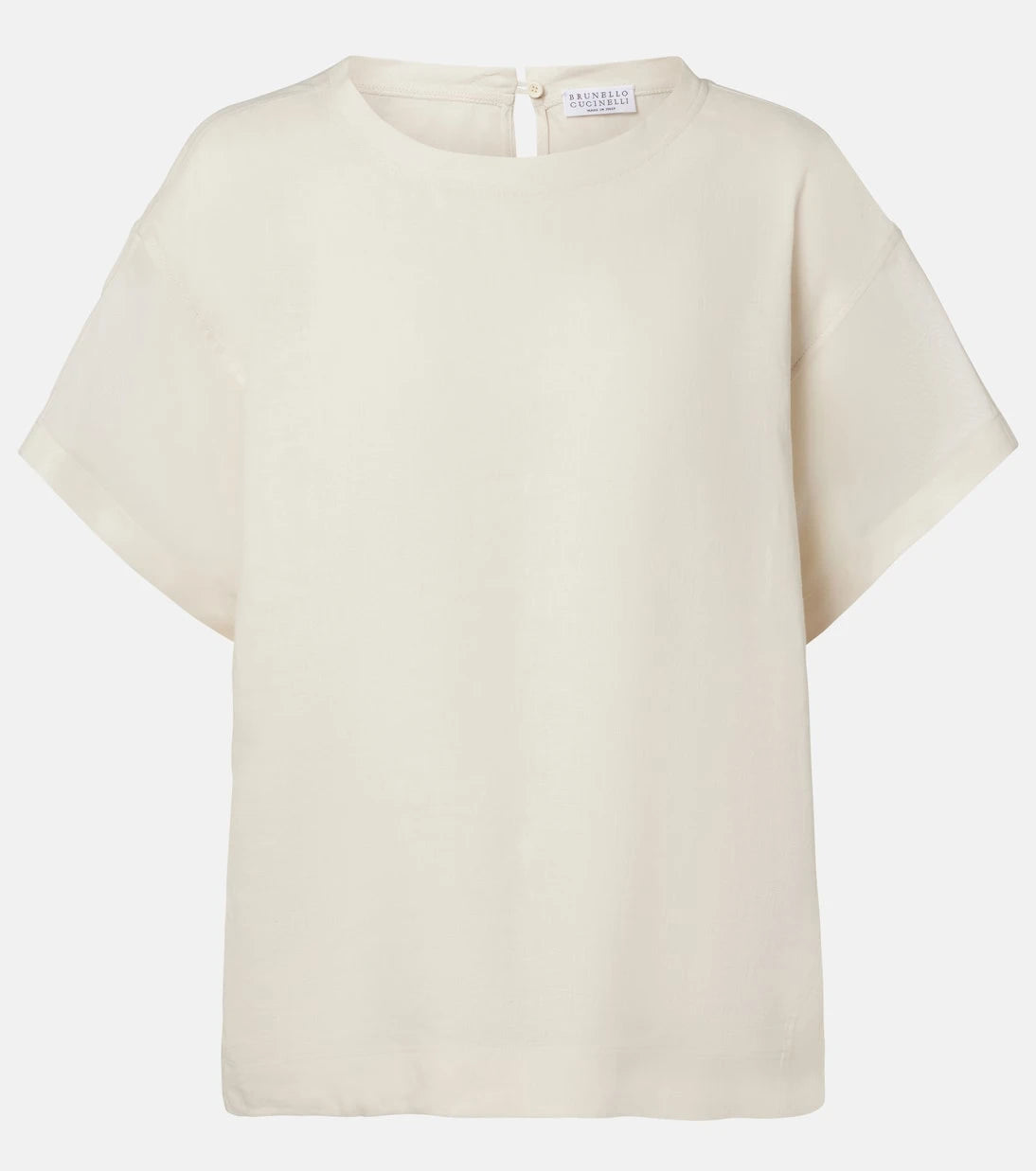 Brunello Cucinelli - Oversized linen T-shirt