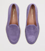 Purple Suede Loafers