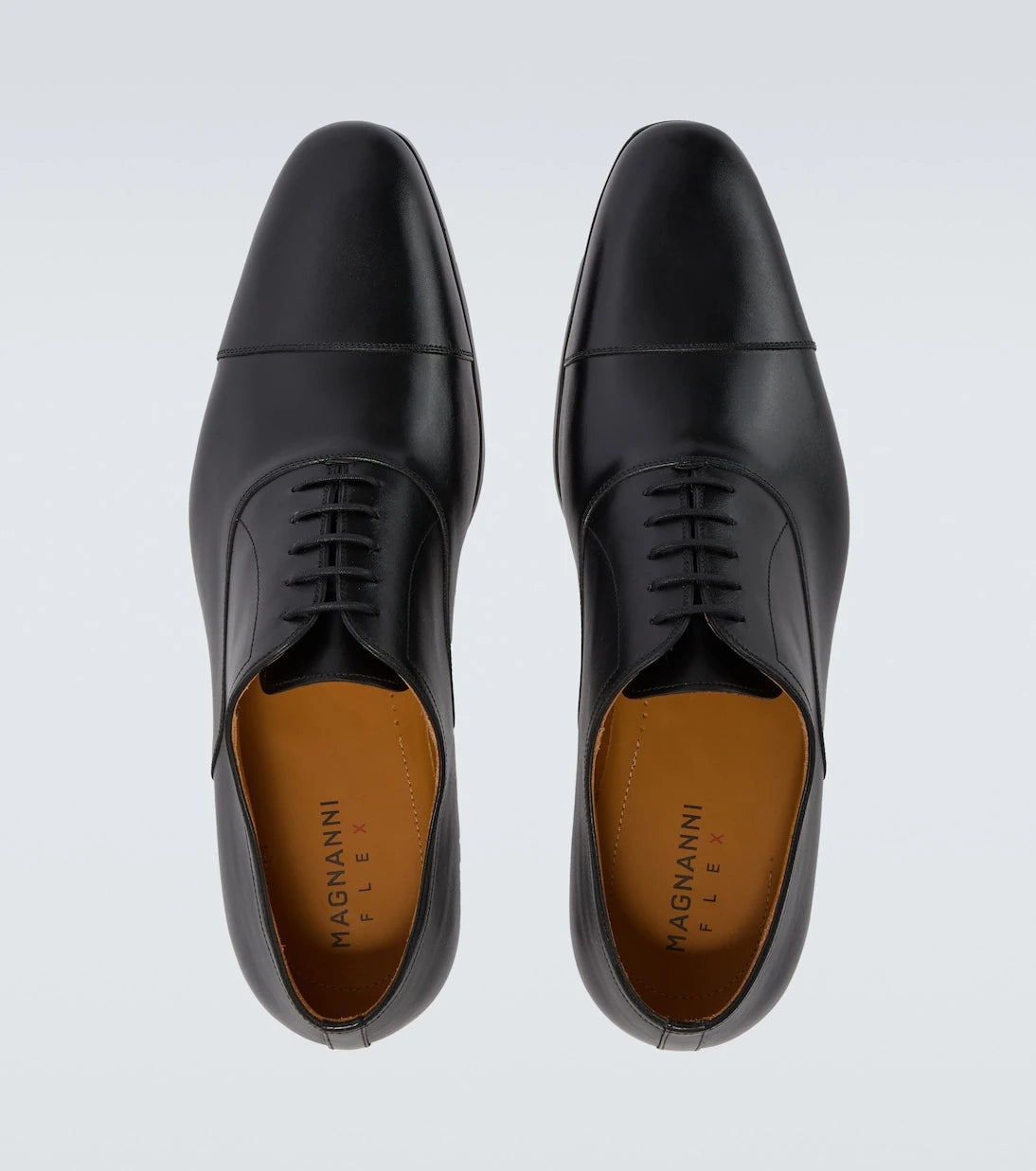 Magnanni - حذاء أكسفورد ماركونا جلدي