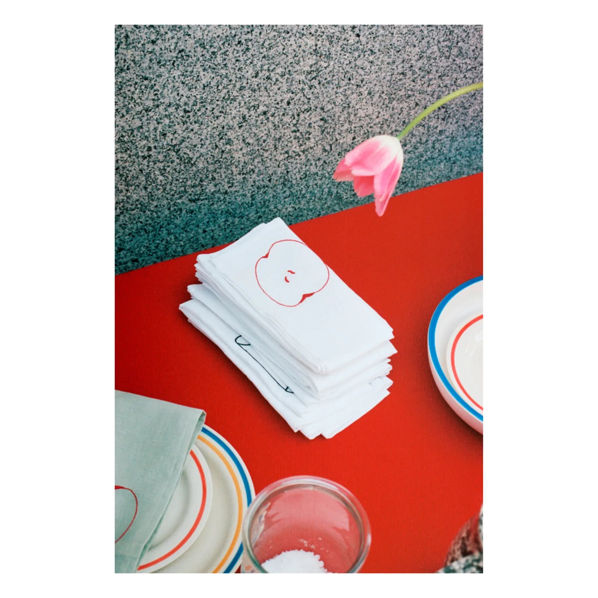 Hay - Sobremesa Napkins - Set of 4 | White