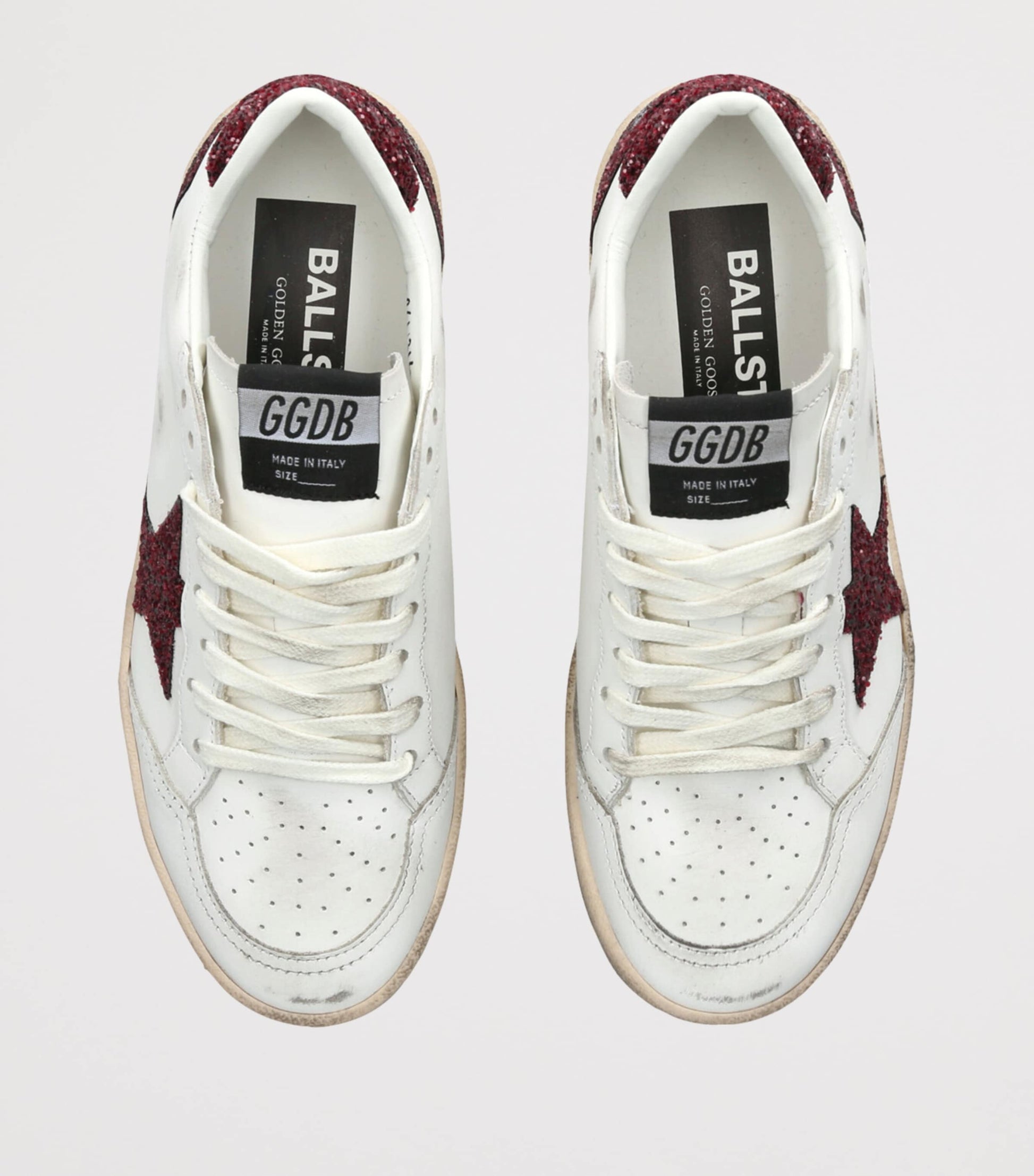 White Suede Ball Star Sneakers