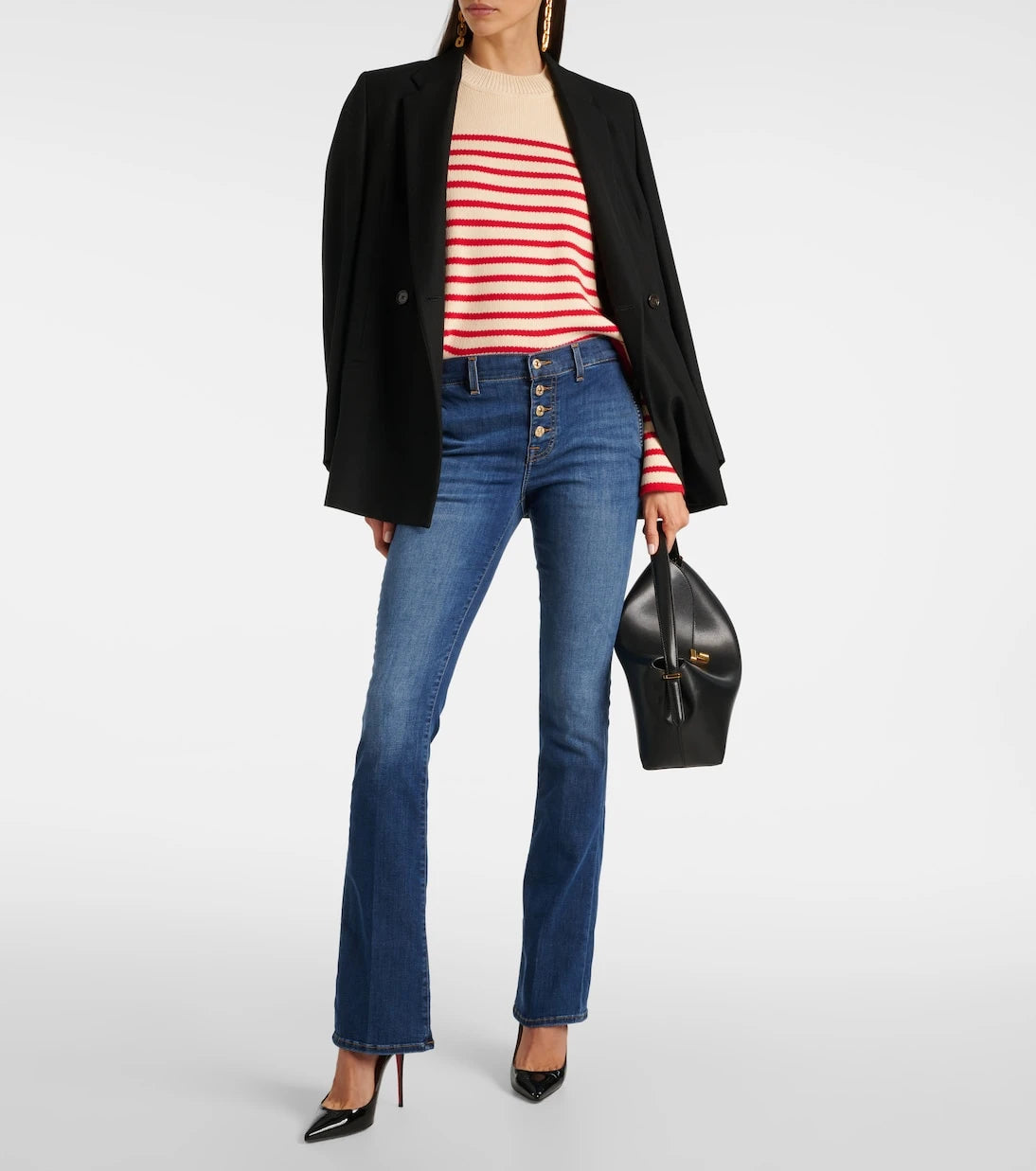 7 For All Mankind - Bootcut high-rise bootcut jeans