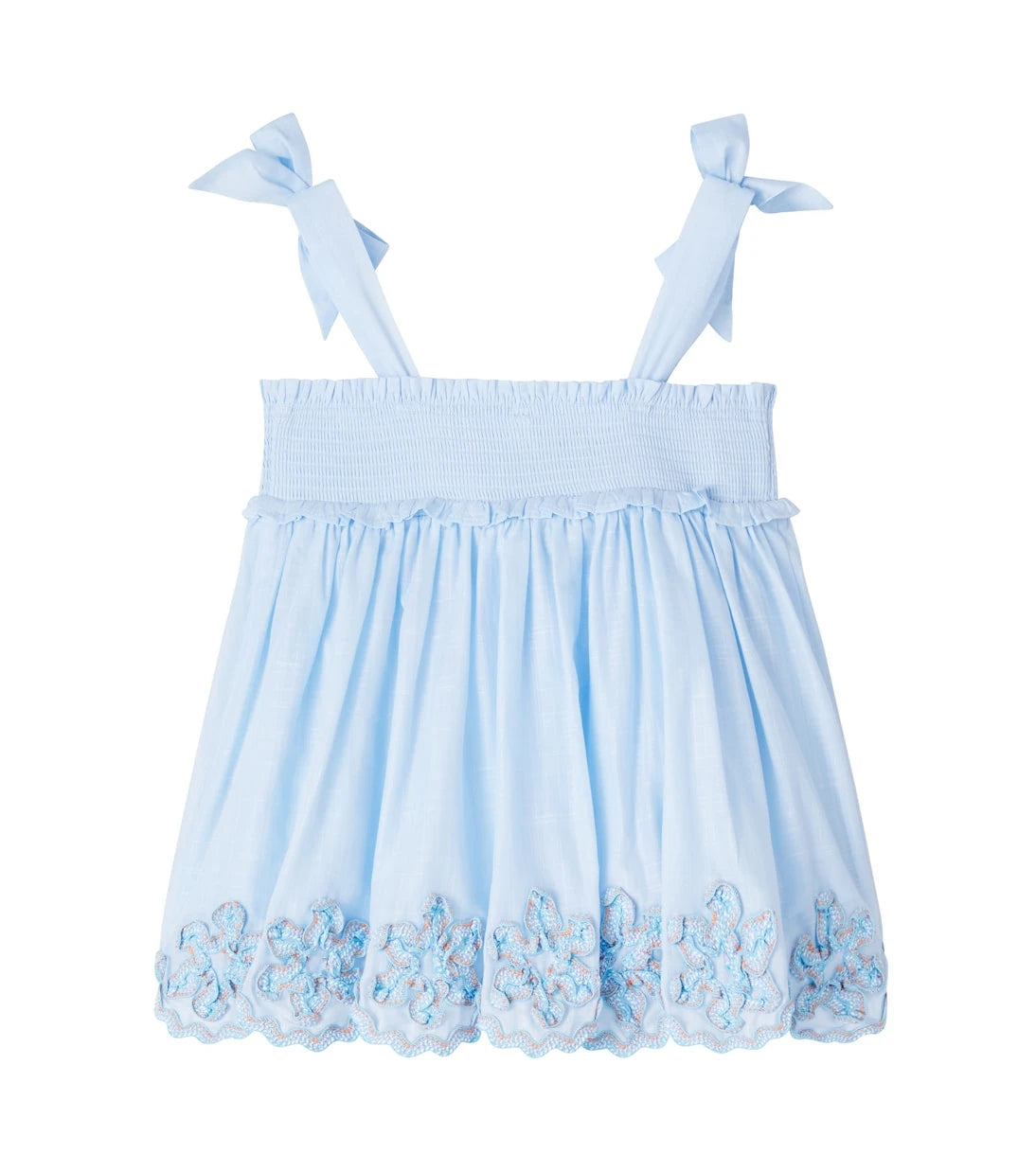 Zimmermann Kids - Cascadian shirred cotton top