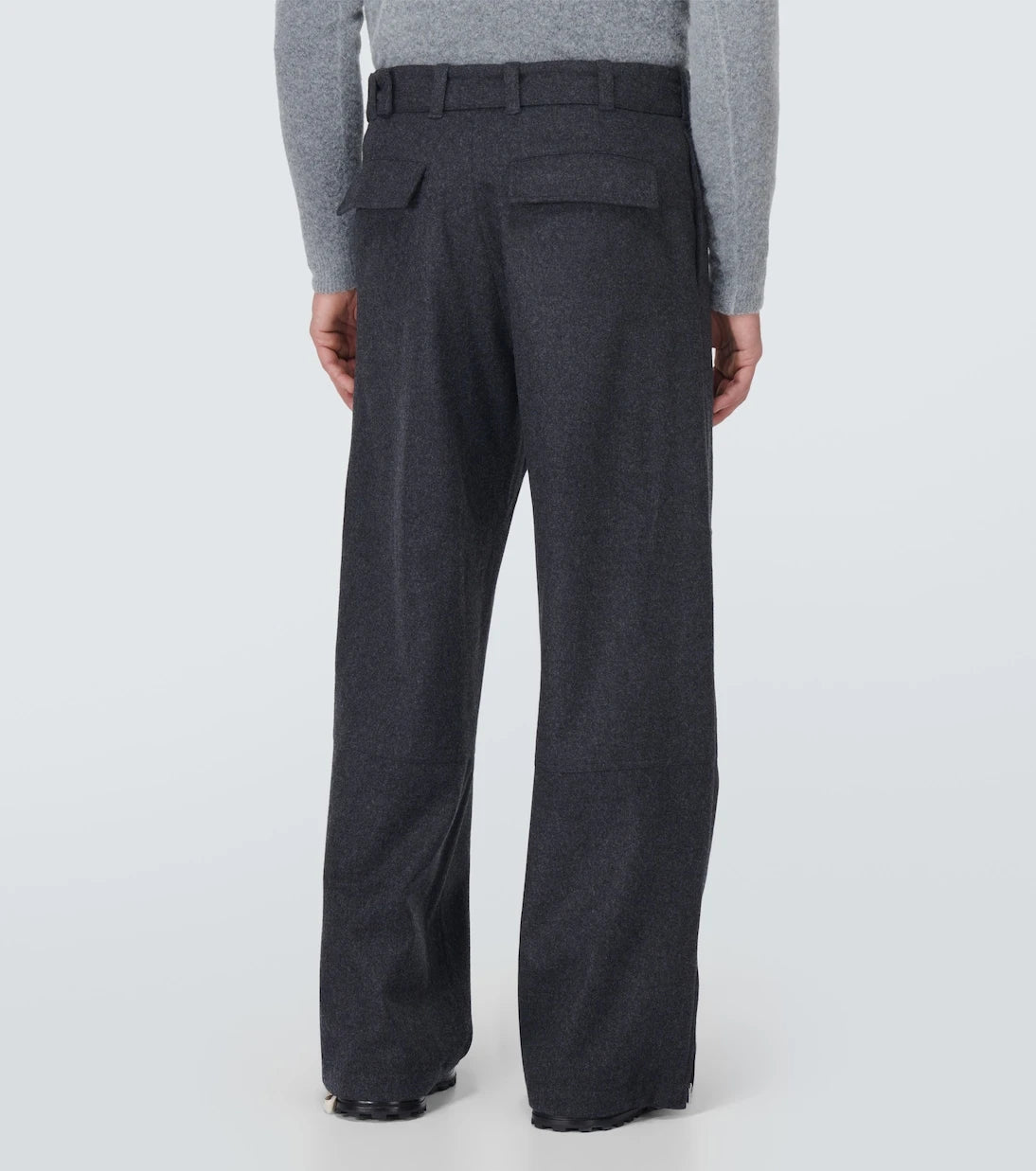 Jil Sander - Virgin wool wide-leg pants