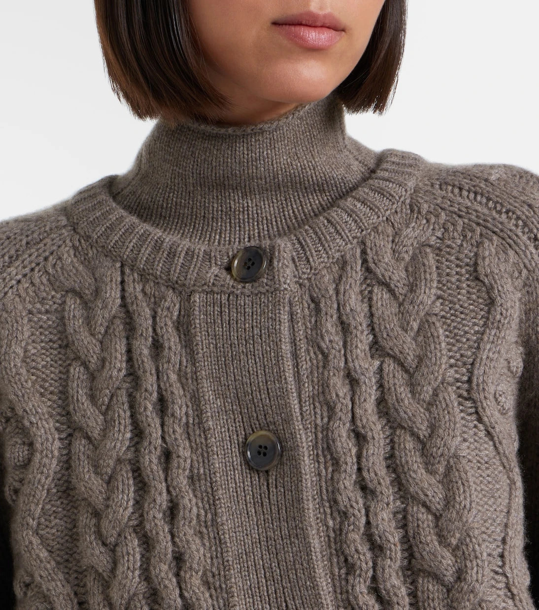 Lisa Yang - Winroe cable-knit cashmere cardigan
