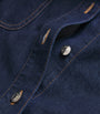 Maje Blue Bow-Detail Denim Jacket