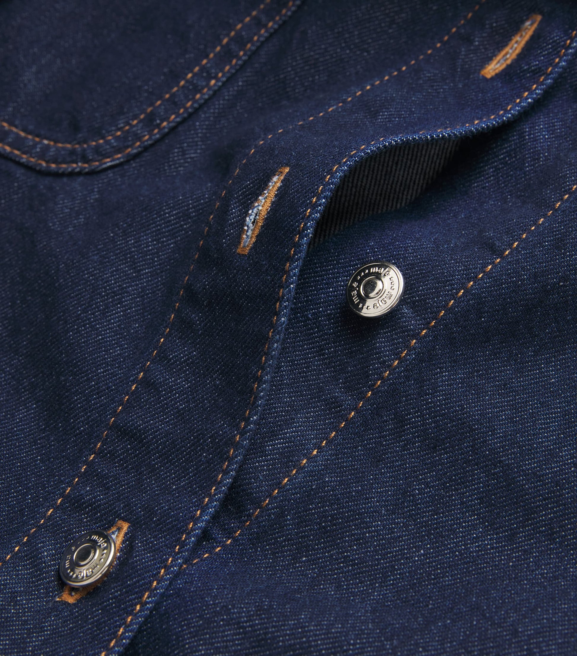 Maje Blue Bow-Detail Denim Jacket
