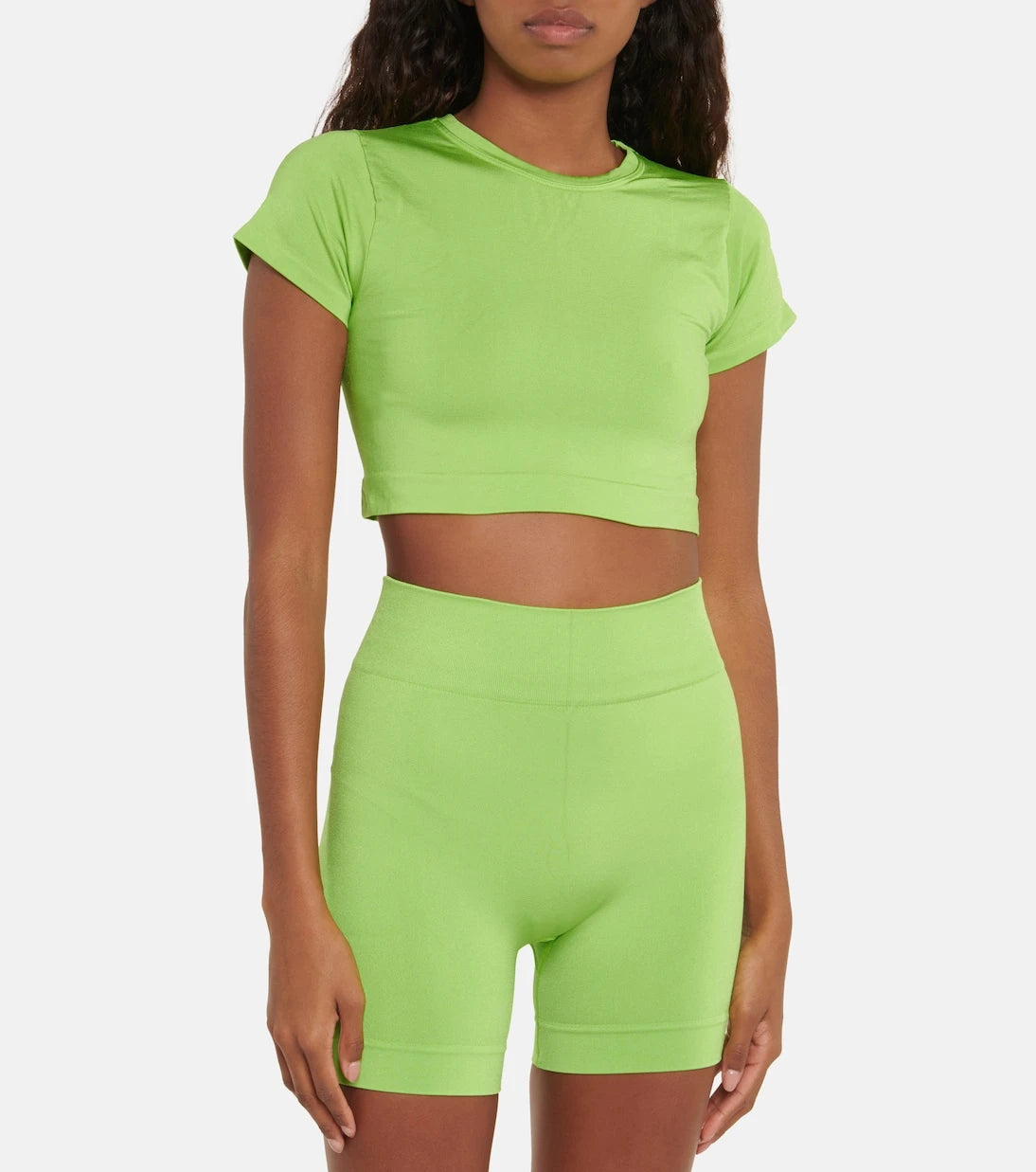Prism² - Mindful crop top and Composed shorts set