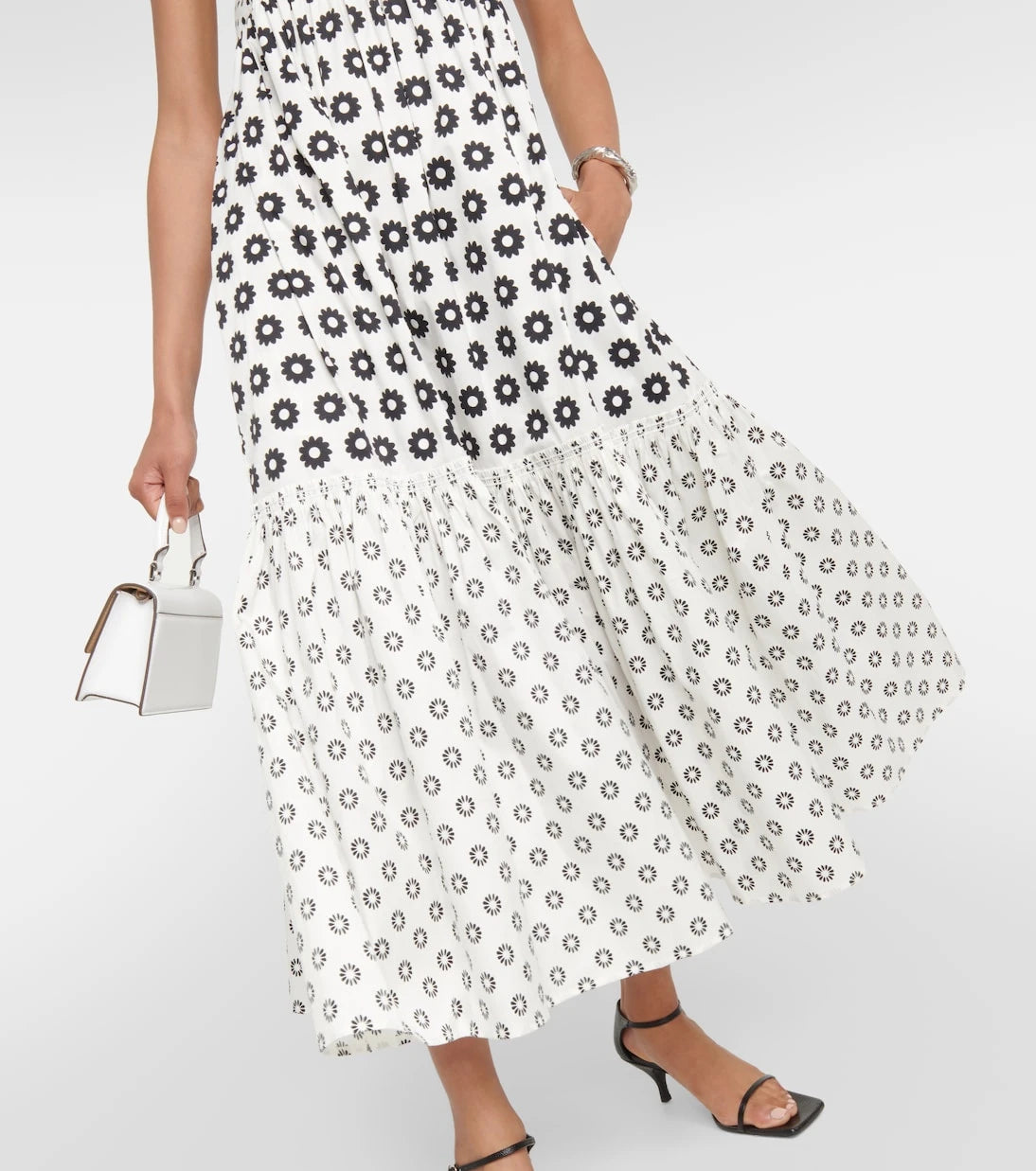 Tory Burch - Printed cotton-blend midi dress