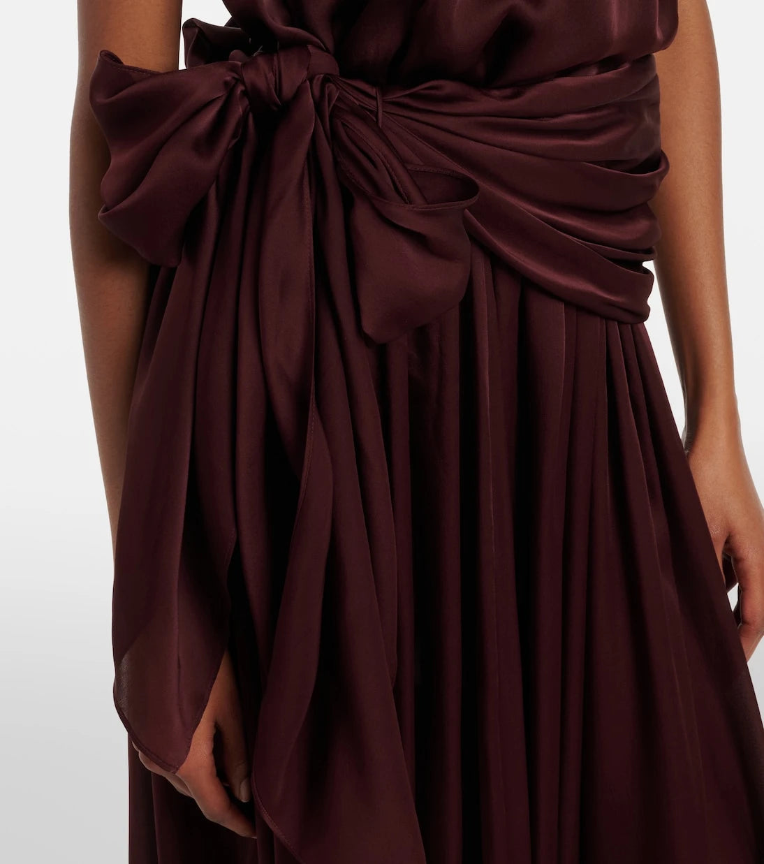 Zimmermann - Luna silk satin chiffon balloon pants