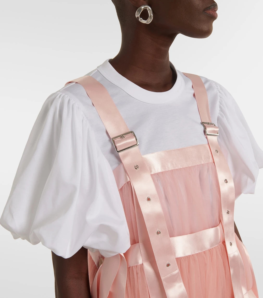 Noir Kei Ninomiya - Tulle midi dress