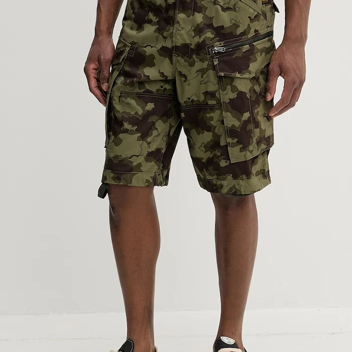 G-Star erkek pamuklu kargo şort Rovic zip relaxed 1/2