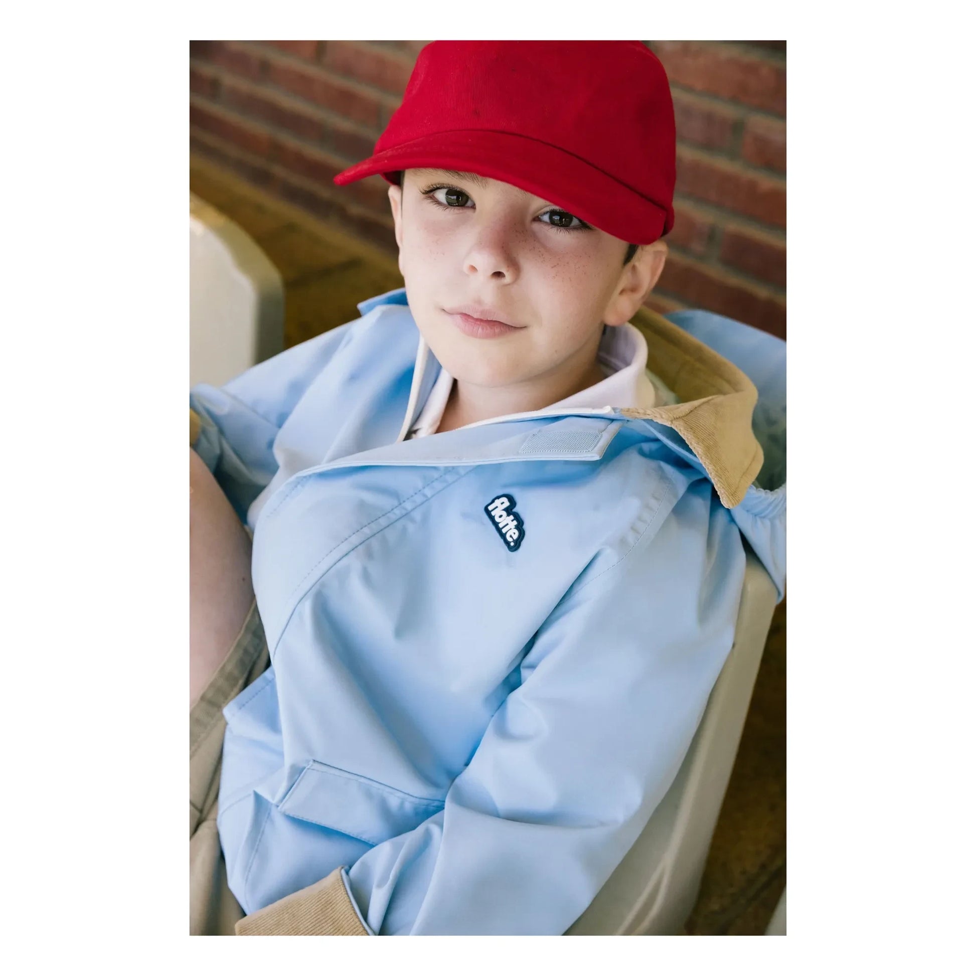 Flotte - Archivito Recycled Fiber Waterproof Jacket | Light blue