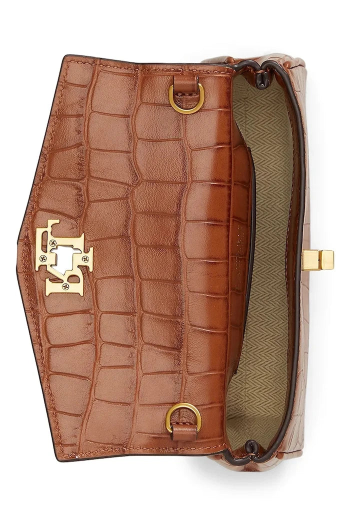 Lauren Ralph Lauren kadın deri crossbody çanta