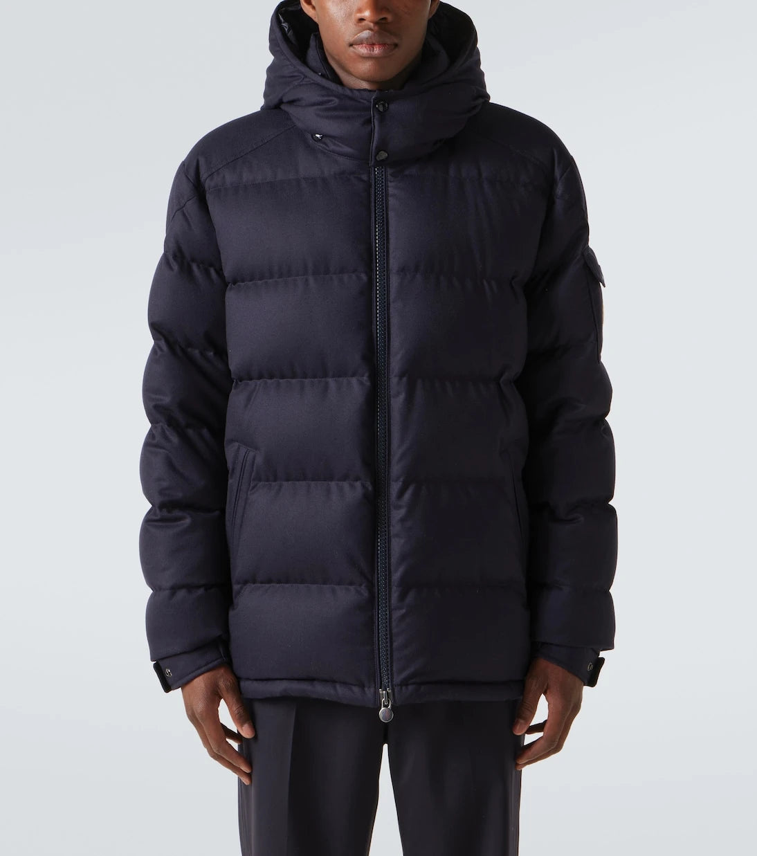 Moncler - Montgenevre wool flannel down jacket