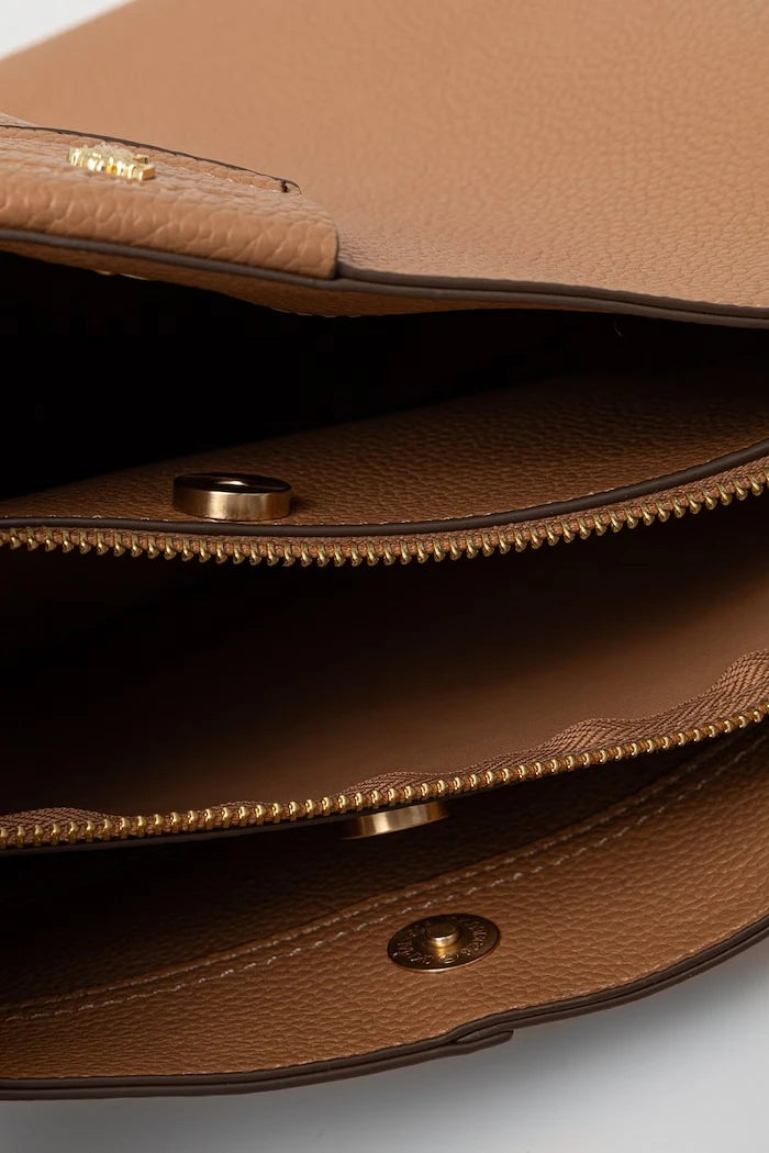 U.S. Polo Assn. ROYAL STEWART suni deri kadın crossbody çanta