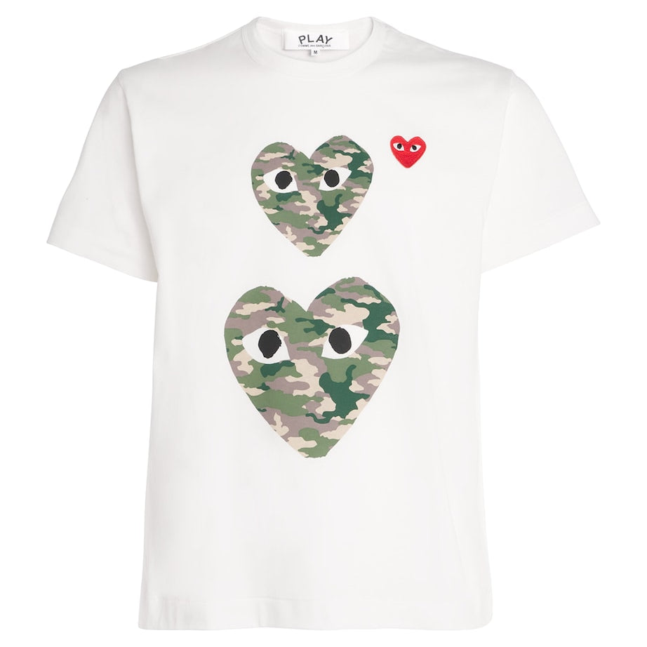 Camouflage Double Heart T-Shirt