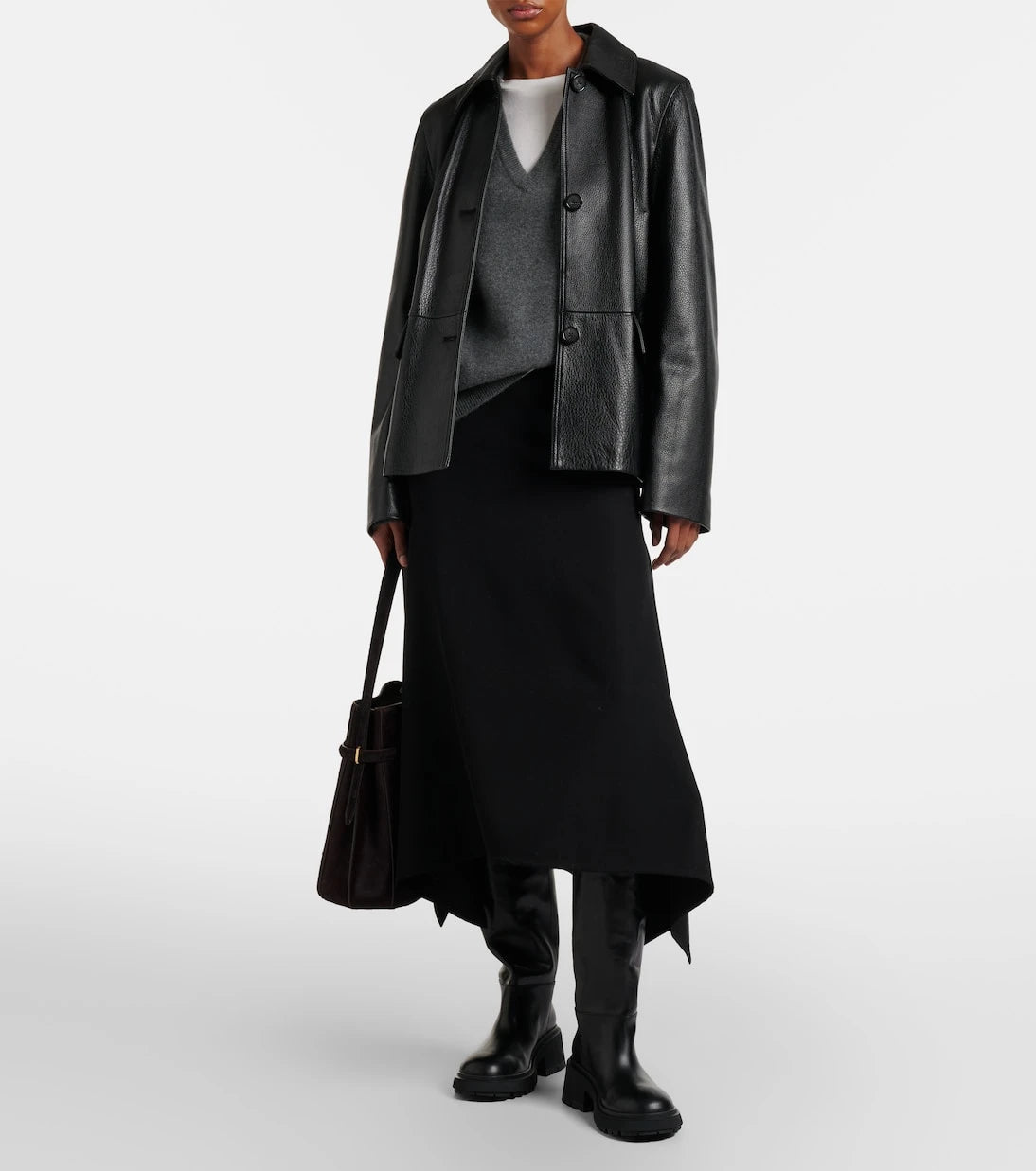 Jimmy Choo - Tamsin leather knee-high boots