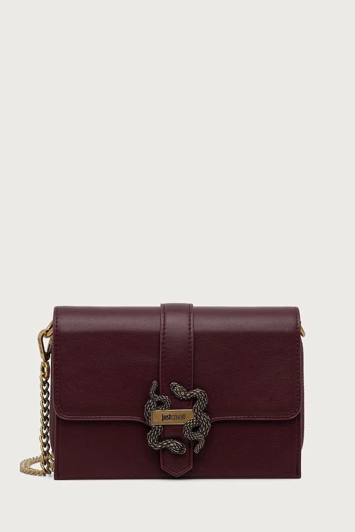 Just Cavalli suni deri kadın crossbody çanta