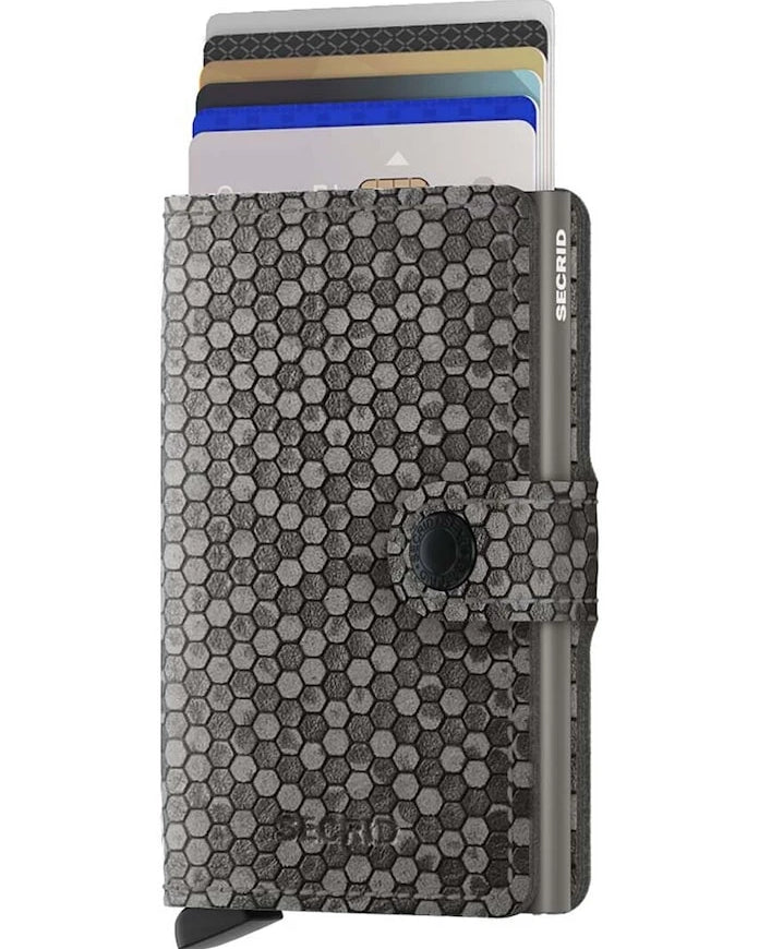 Secrid Miniwallet Hexagon Grey Cüzdan