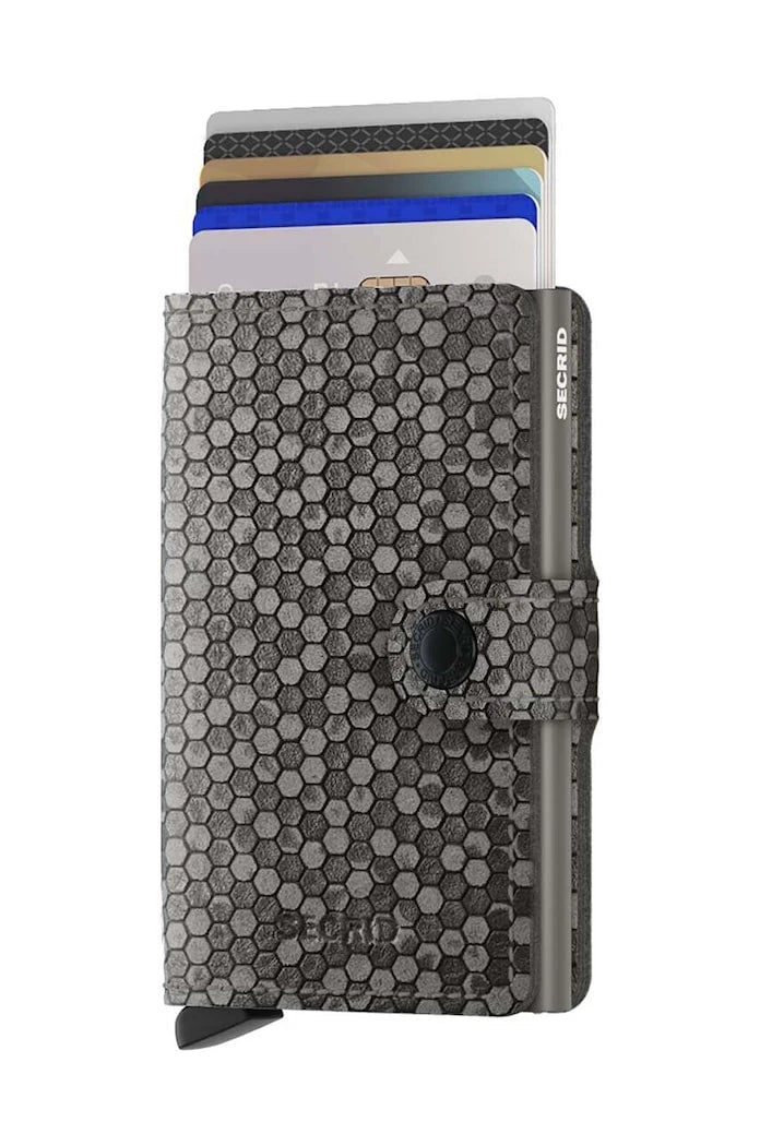 Secrid Miniwallet Hexagon Grey Cüzdan