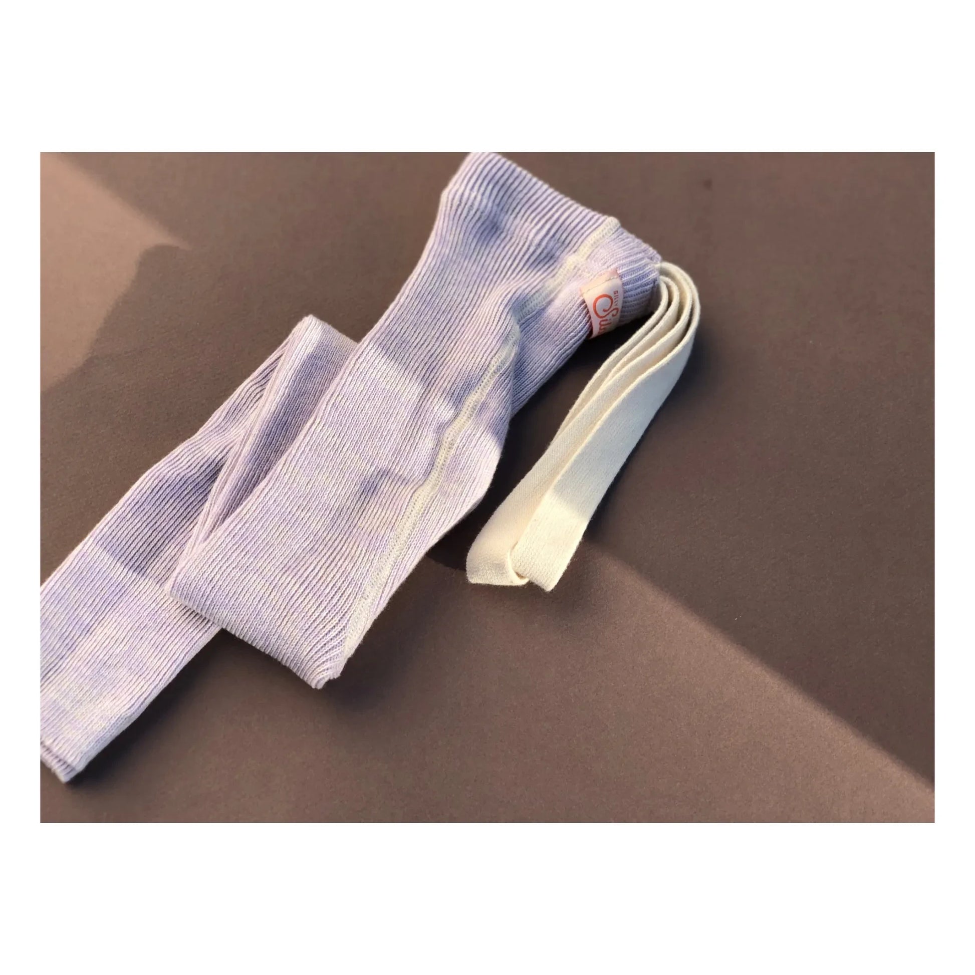 Silly Silas - Organic Cotton Footless Suspender Tights | Lavender