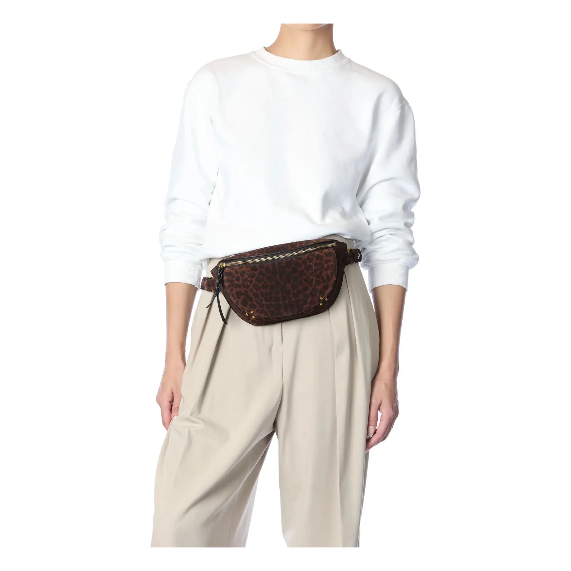 Jérôme Dreyfuss - Sac Banane Lino  | Brown