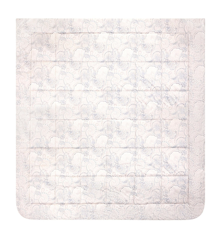 Velvet Bloom Print Bedspread (270cm x 270cm)