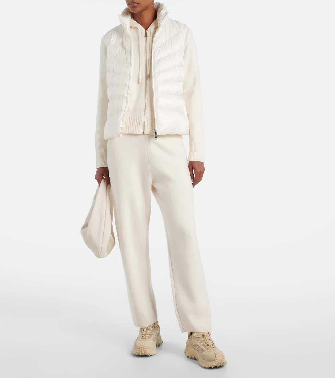 Moncler - Down-paneled cardigan