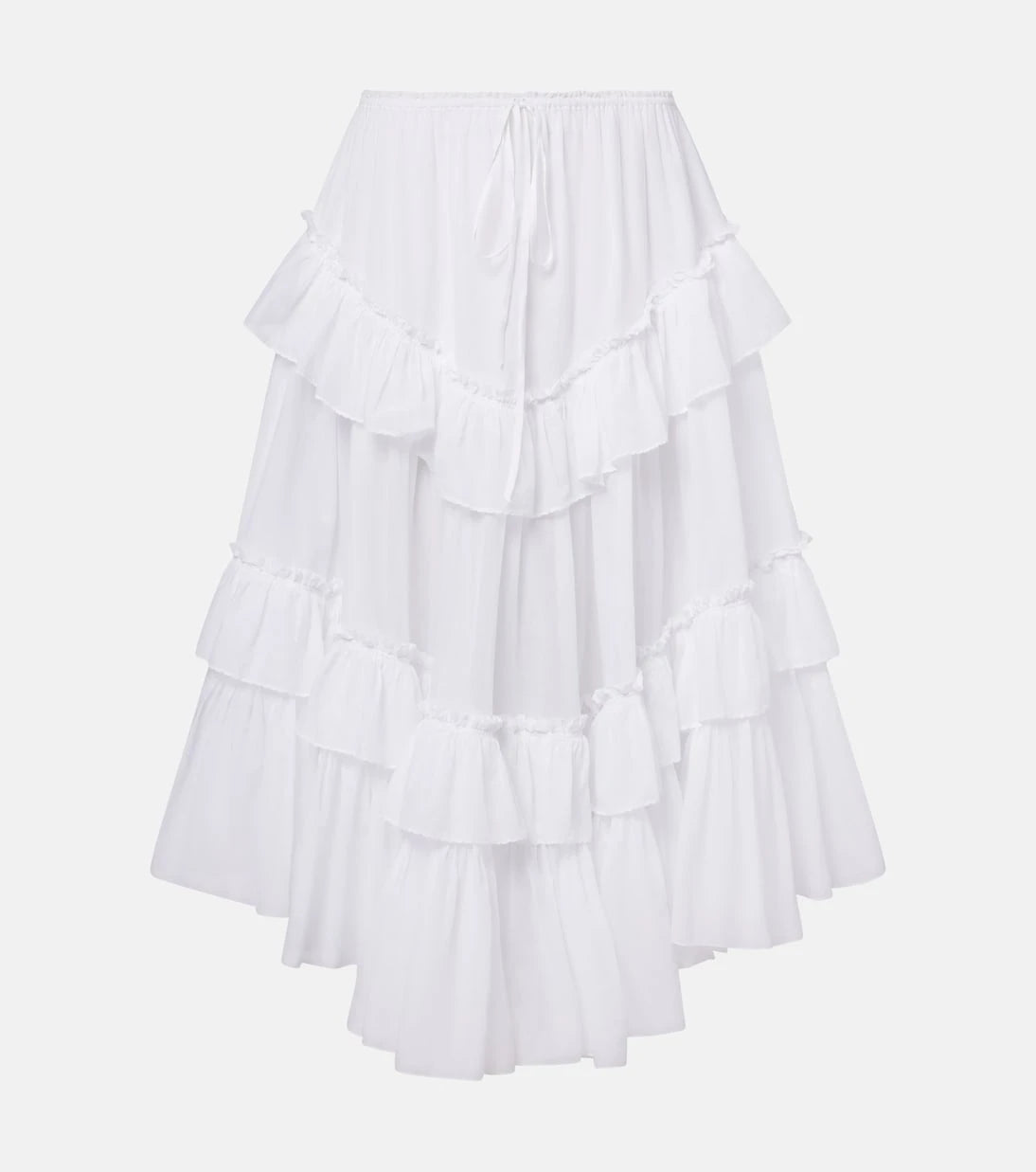 Chloé - Cotton midi skirt