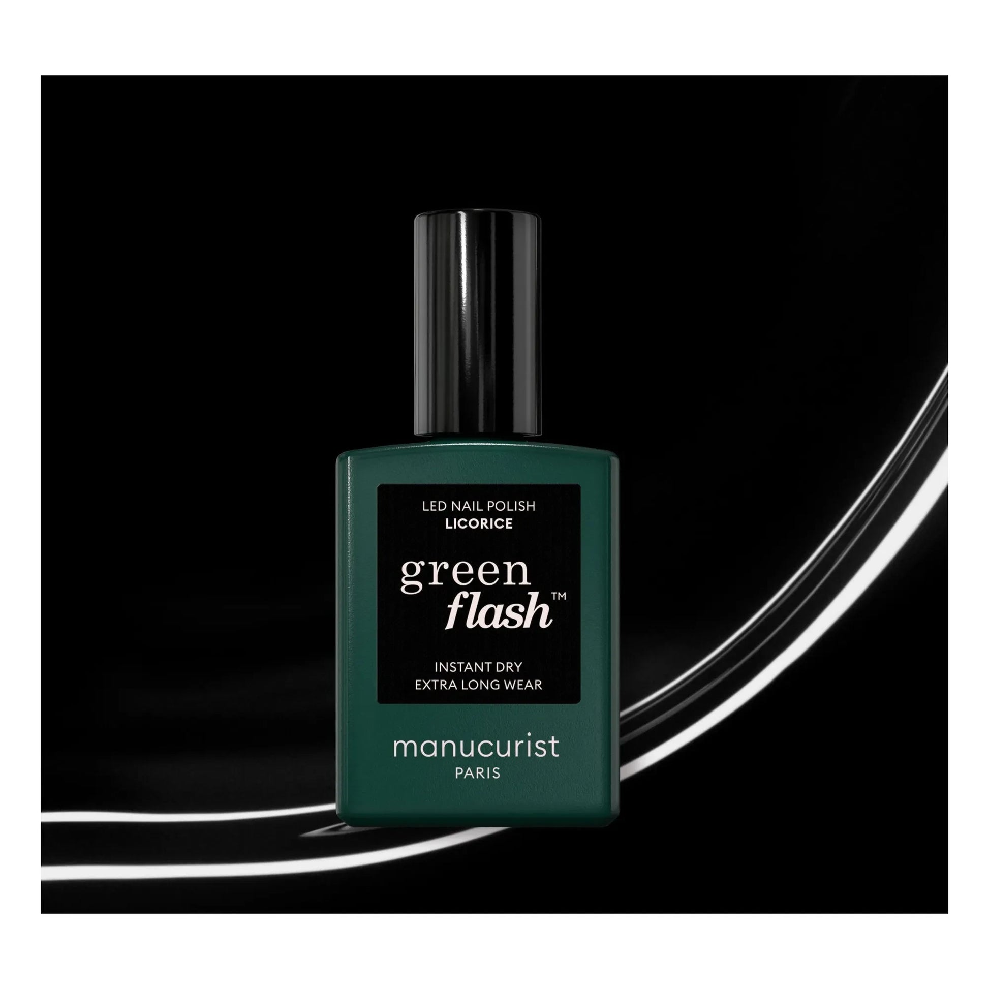 Manucurist - Green Flash Semi-Permanent Nail Polish - 15ml | Licorice