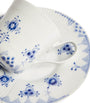 Blue Elements Teacup and Saucer