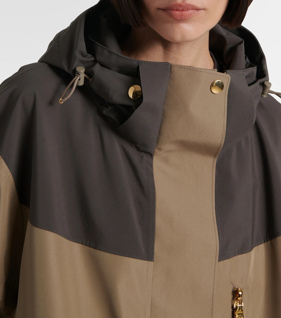 Prada - Colorblocked oversized jacket