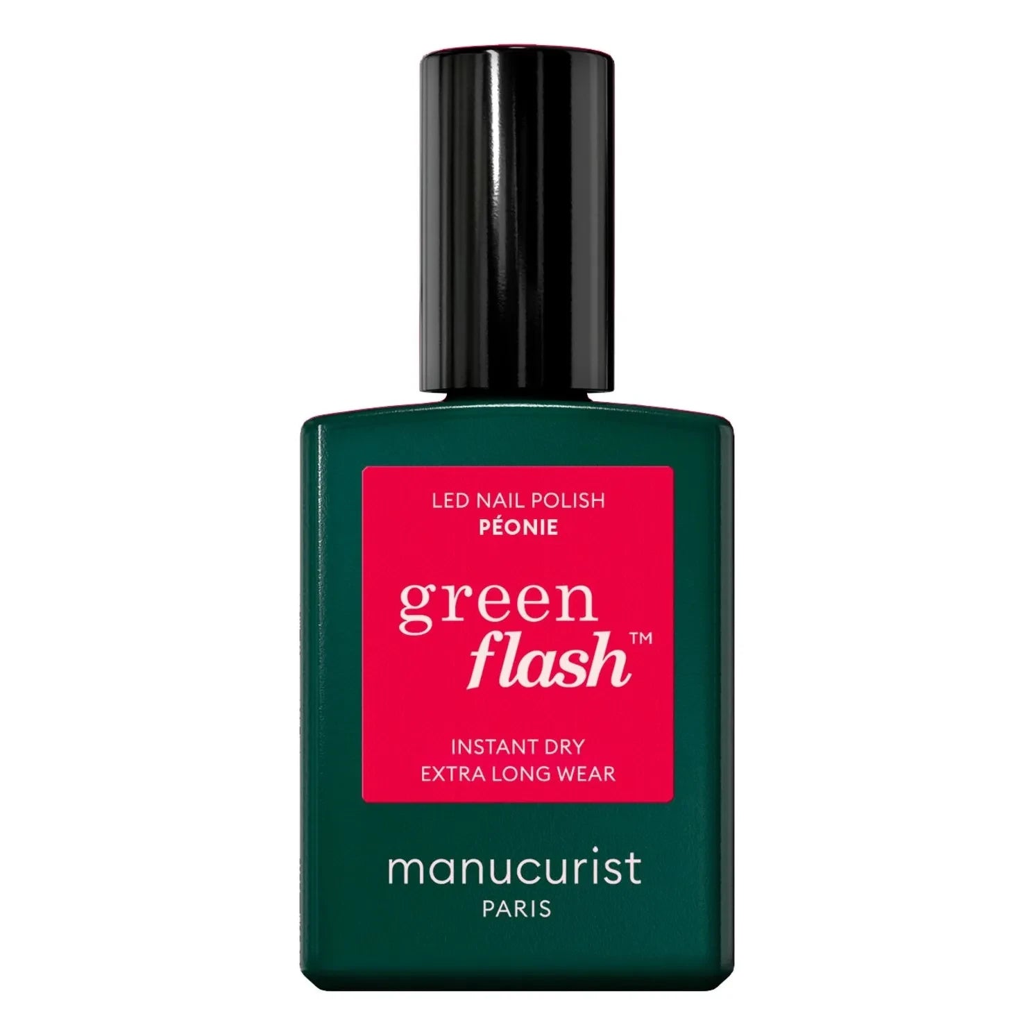 Manucurist - Peonie Green Flash Semi-Permanent Nail Polish - 15 ml