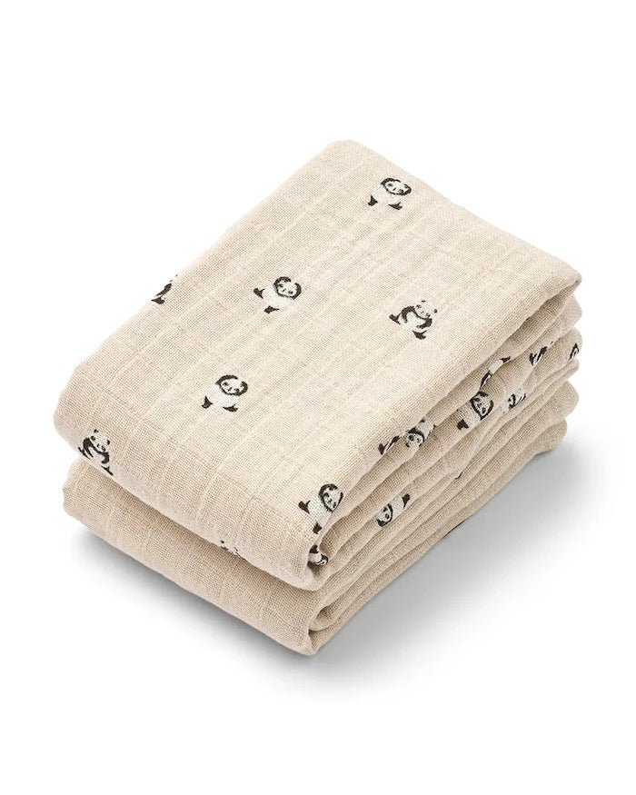 Liewood Pamuk Çocuk Bezi Lewis Muslin Cloth 2'li Paket