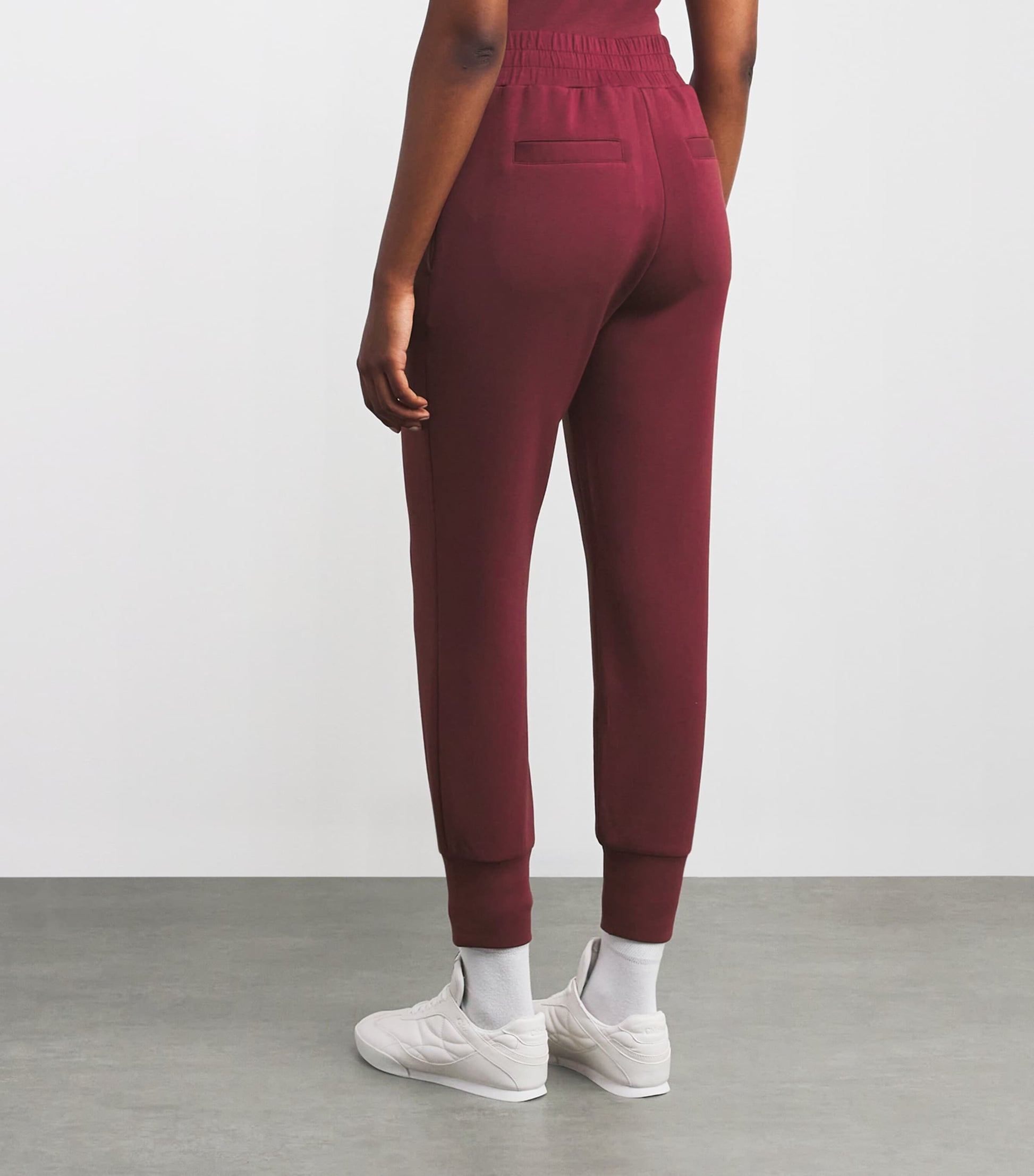 Varley Burgundy The Slim Cuff Sweatpants