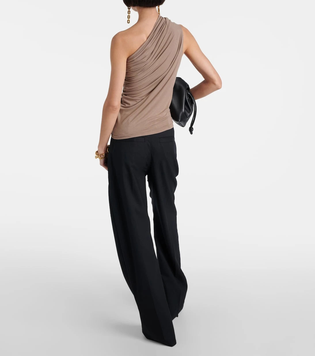 Entire Studios - Pillar one-shoulder cotton-blend top