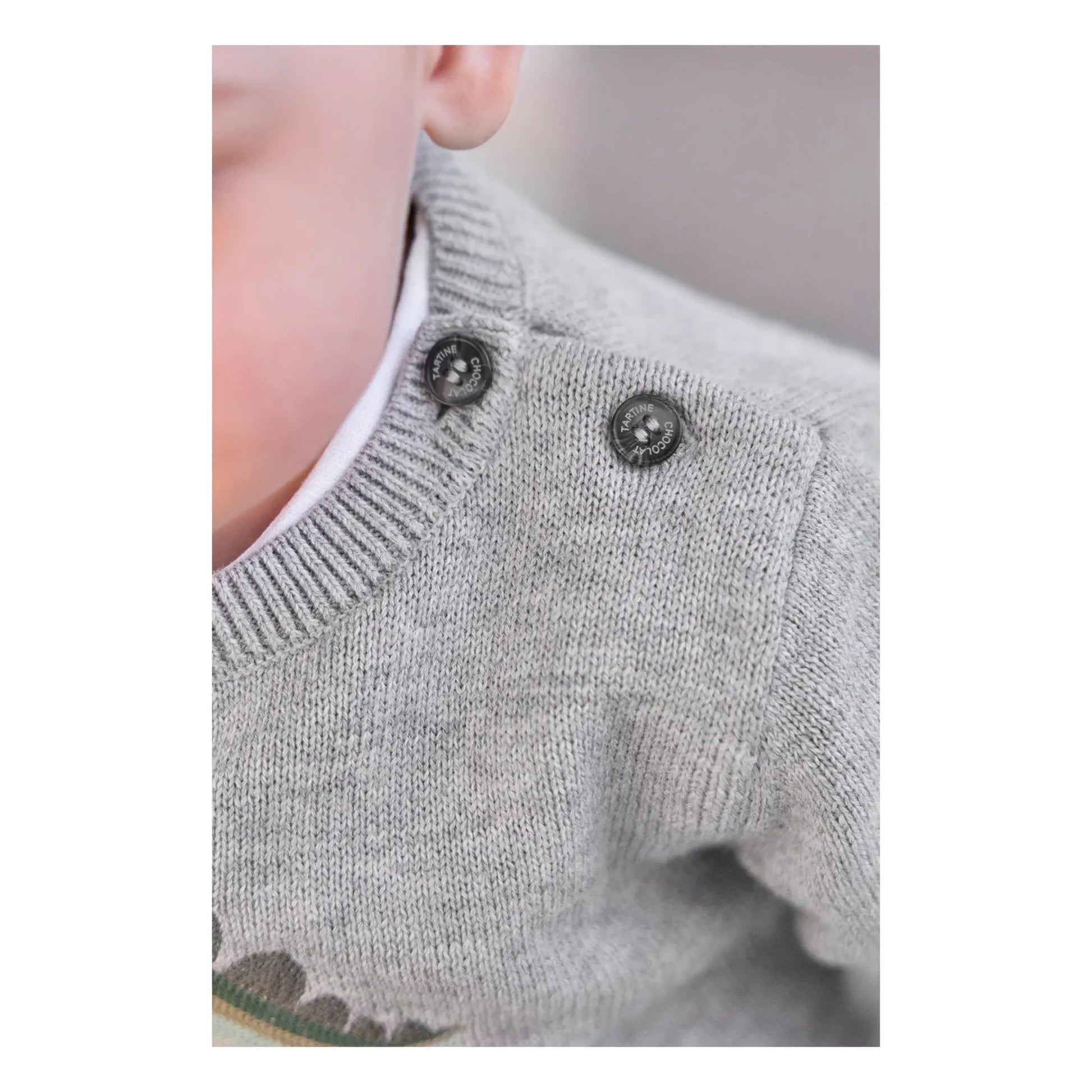 Tartine et Chocolat - Chiné Explorateur Sweater  | Grey