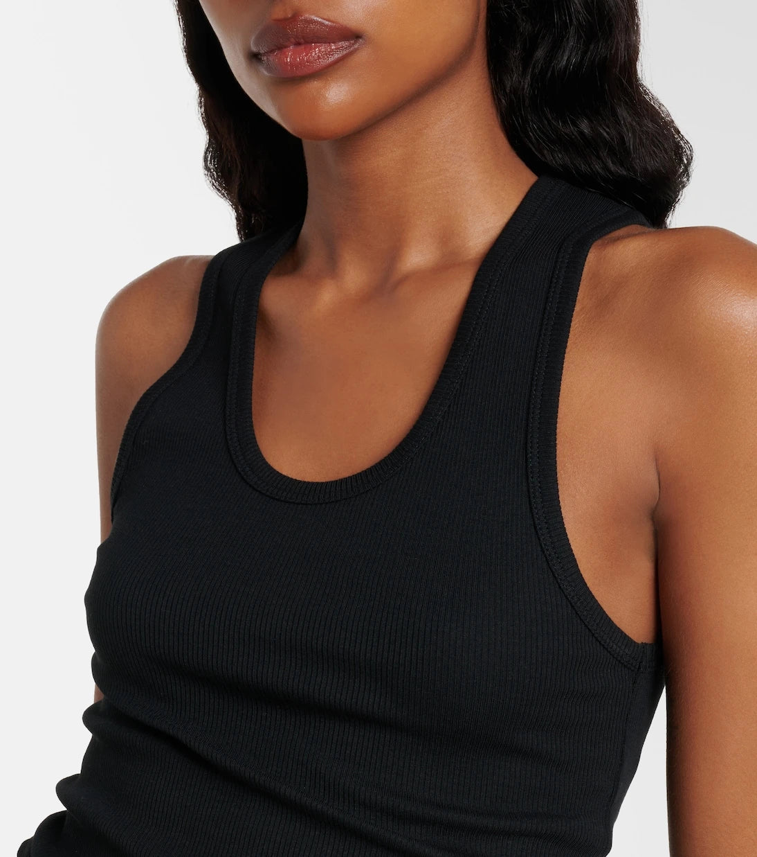 Wardrobe.NYC - Ribbed-knit cotton jersey tank top