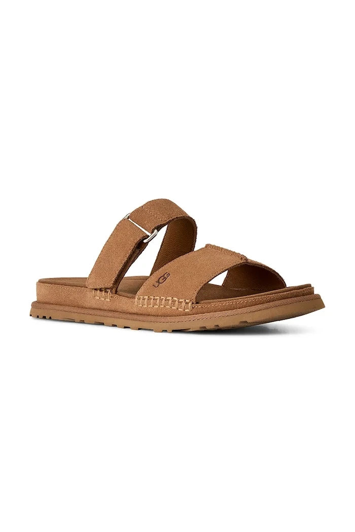 Велурени чехли UGG W Goldengaze Slide