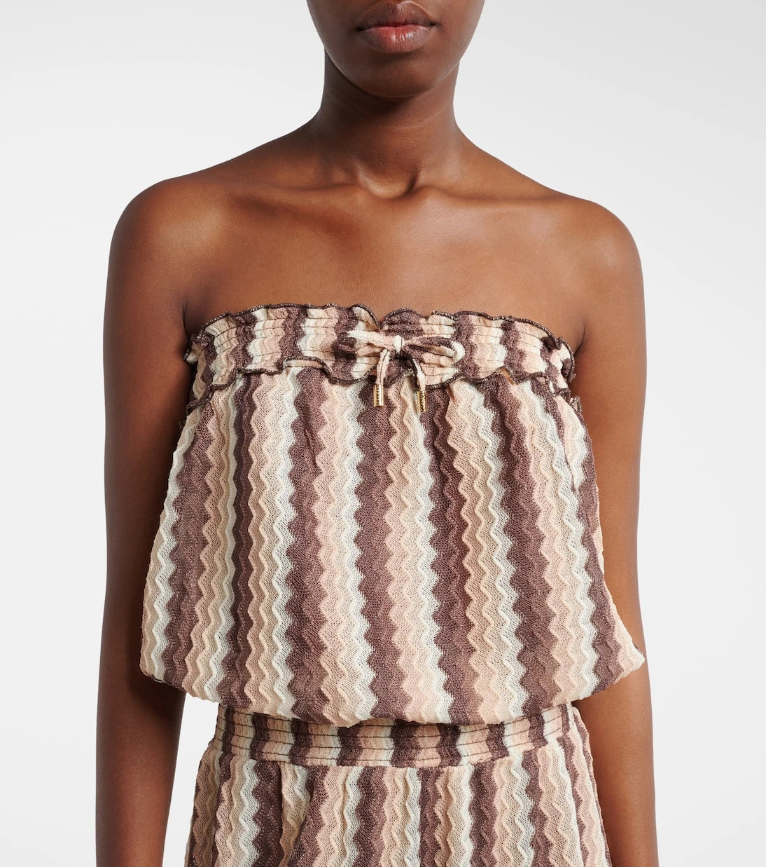 Melissa Odabash - Viv striped jumpsuit