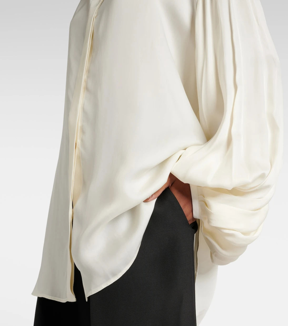 Khaite - Bam chiffon shirt