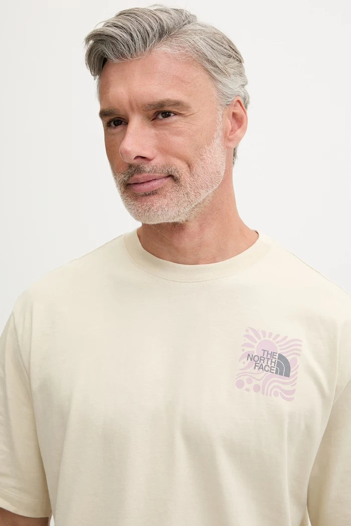 The North Face erkek pamuklu tişört SUN OVERSIZE
