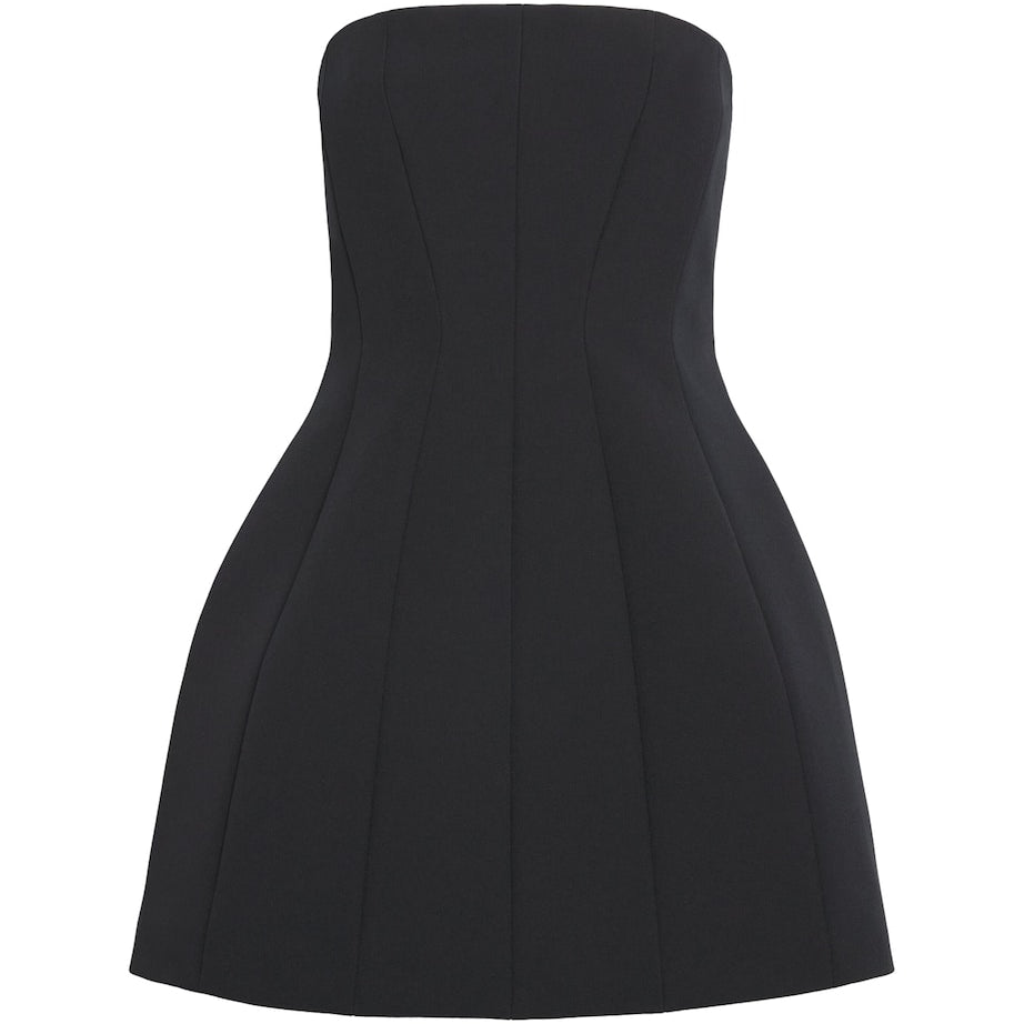 Structured Mini Dress BLACK
